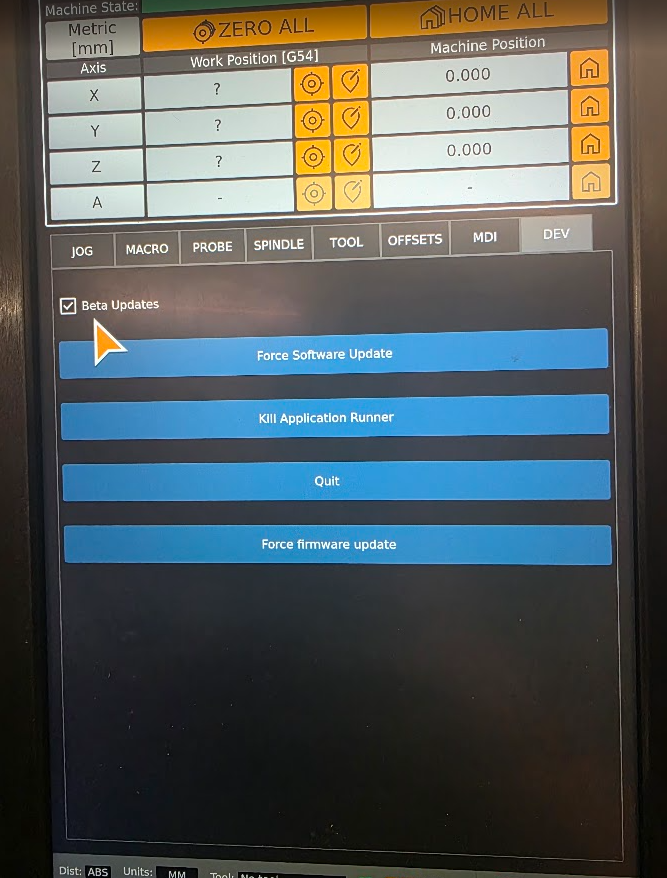 Cbeta Upgrade Installing Beta Updates - RealTime CNC Documentation Hub
